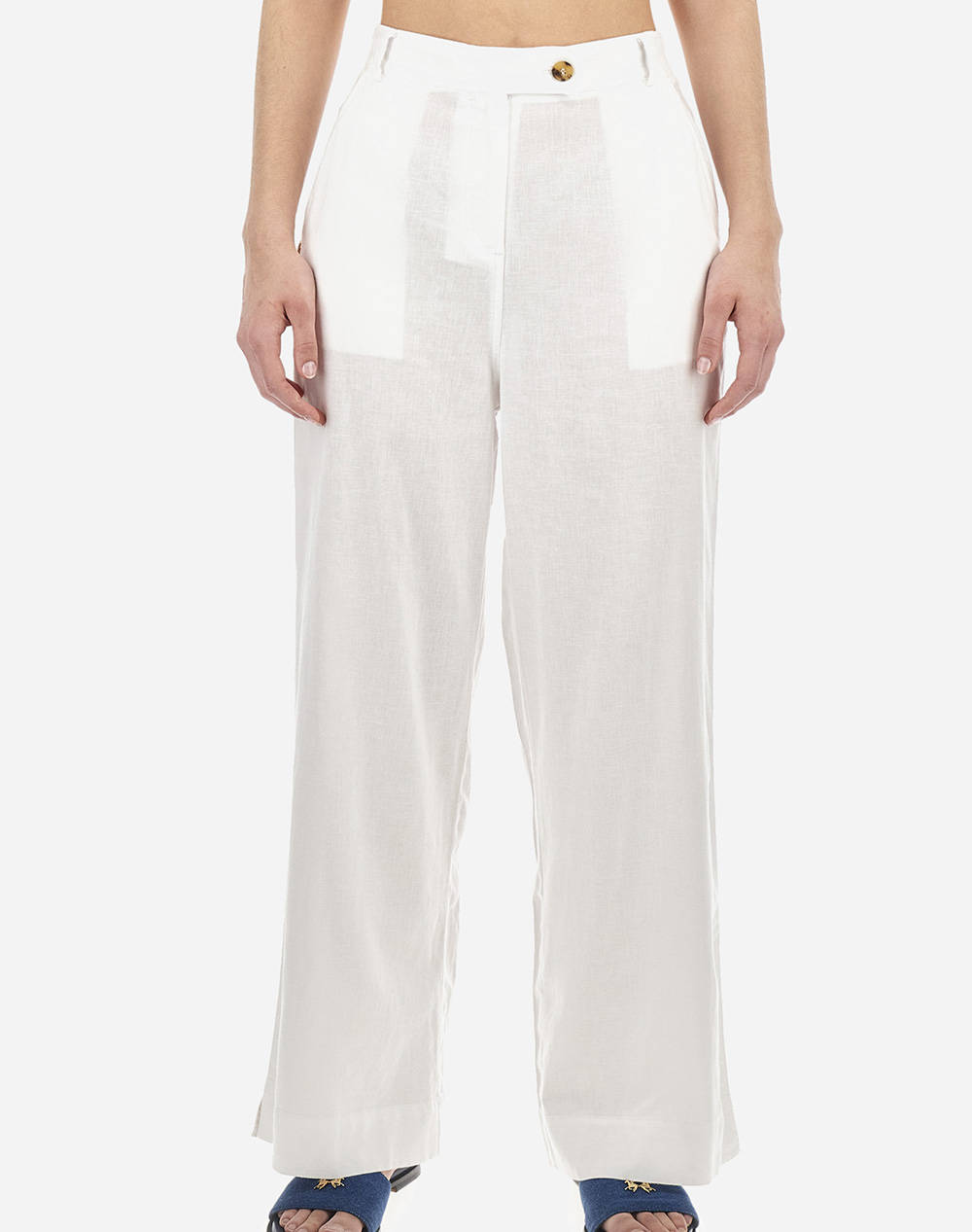 LA MARTINA ПАНТАЛОНИ WOMAN PANT VISCOSE LINEN