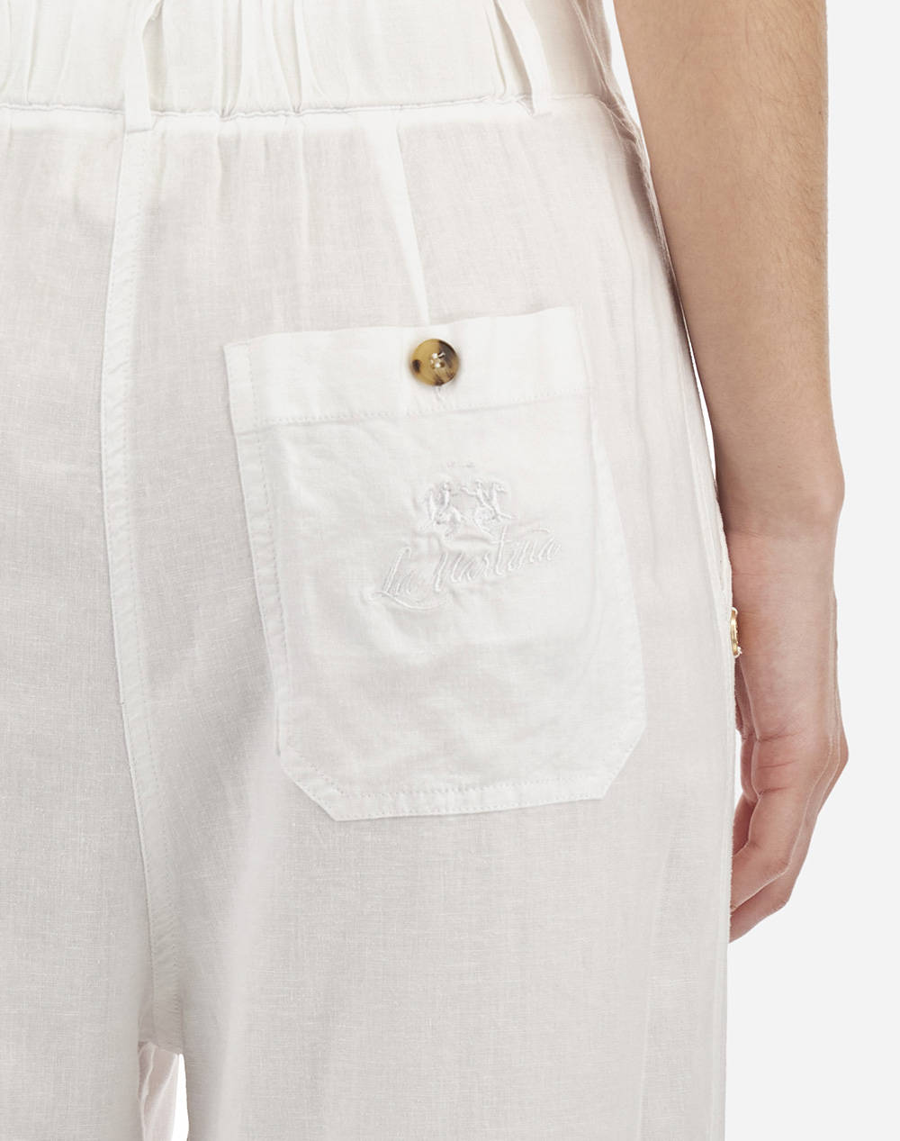 LA MARTINA ПАНТАЛОНИ WOMAN PANT VISCOSE LINEN