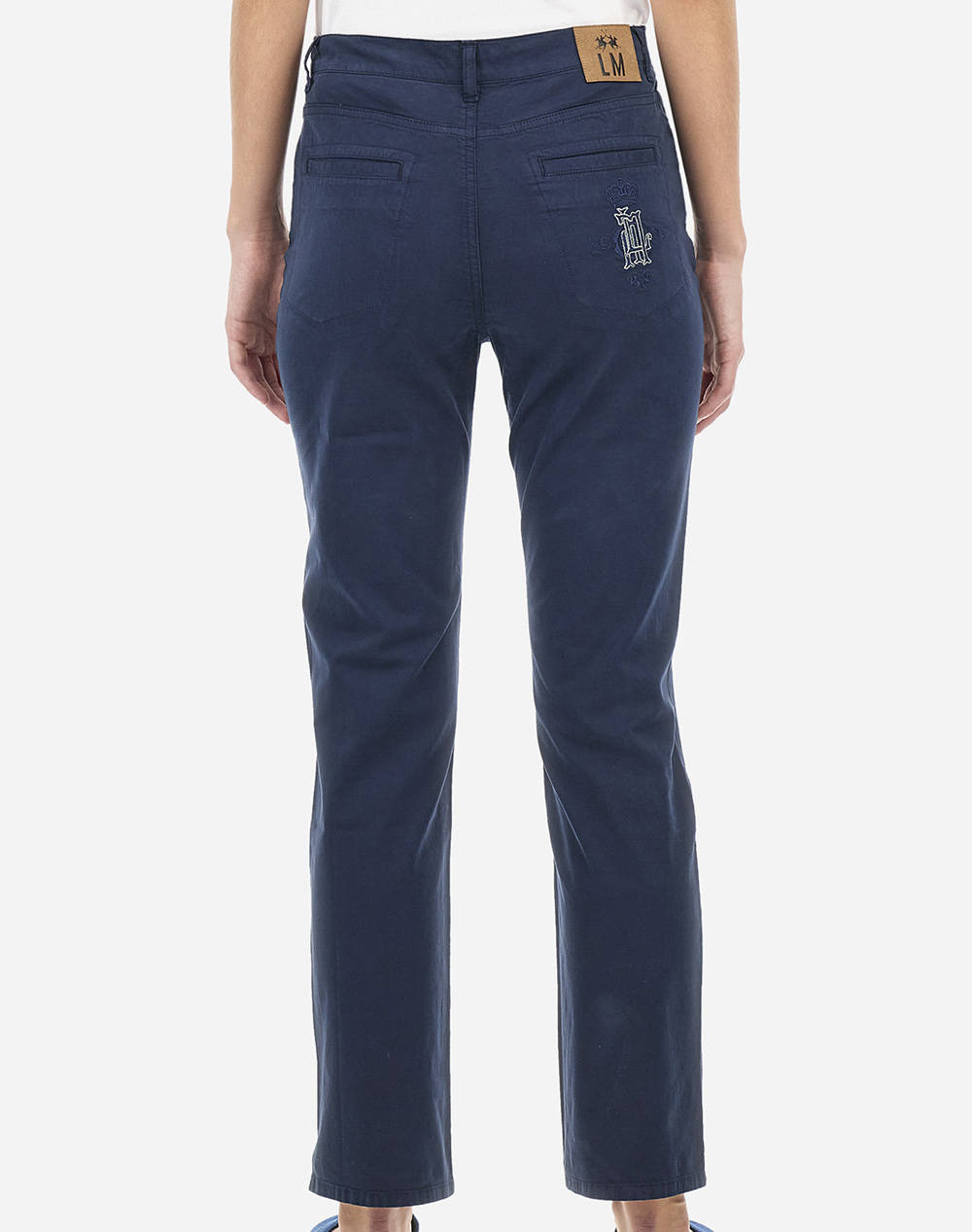 LA MARTINA ПАНТАЛОНИ WOMAN TROUSERS COTTON TWILL