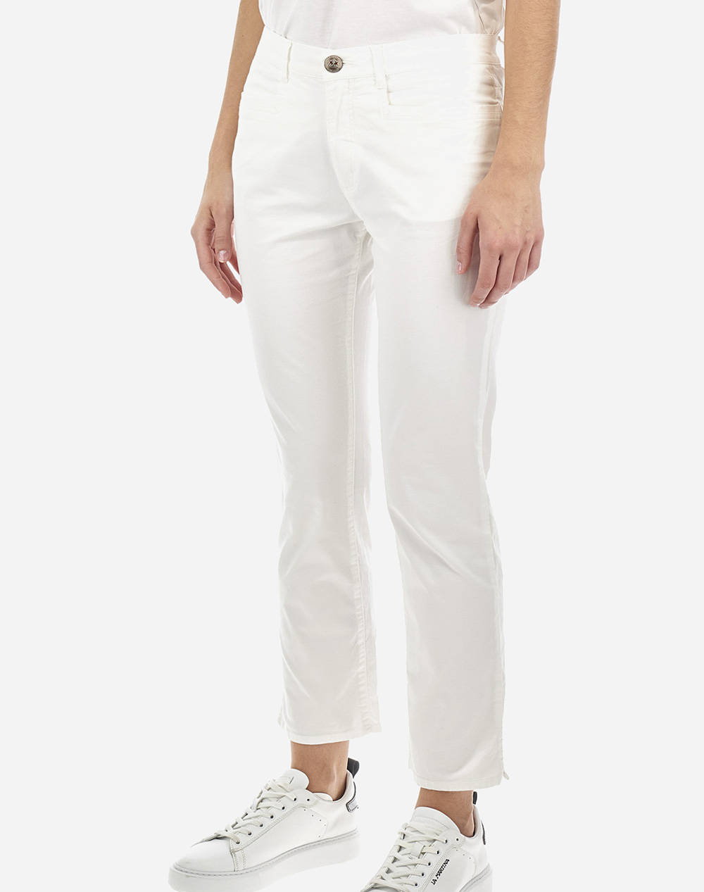 LA MARTINA ПАНТАЛОНИ WOMAN TROUSERS COTTON TWILL