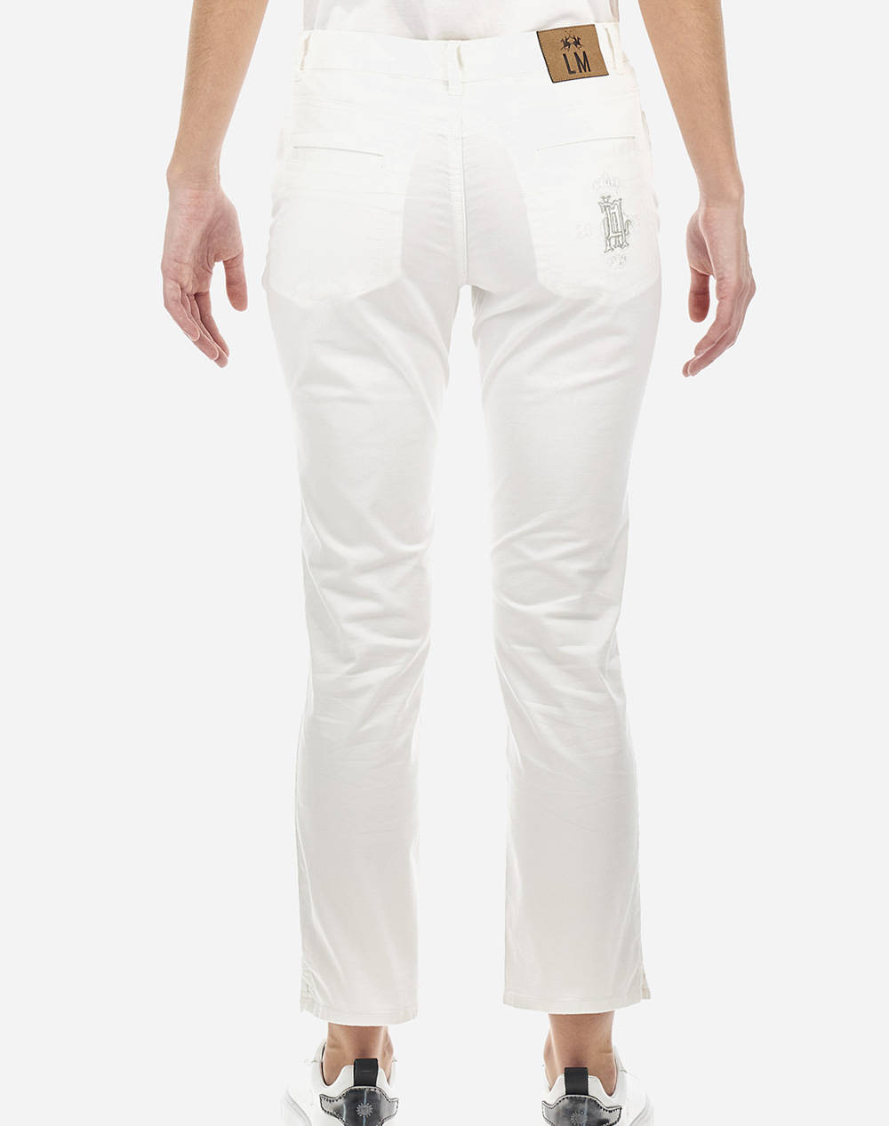 LA MARTINA ПАНТАЛОНИ WOMAN TROUSERS COTTON TWILL