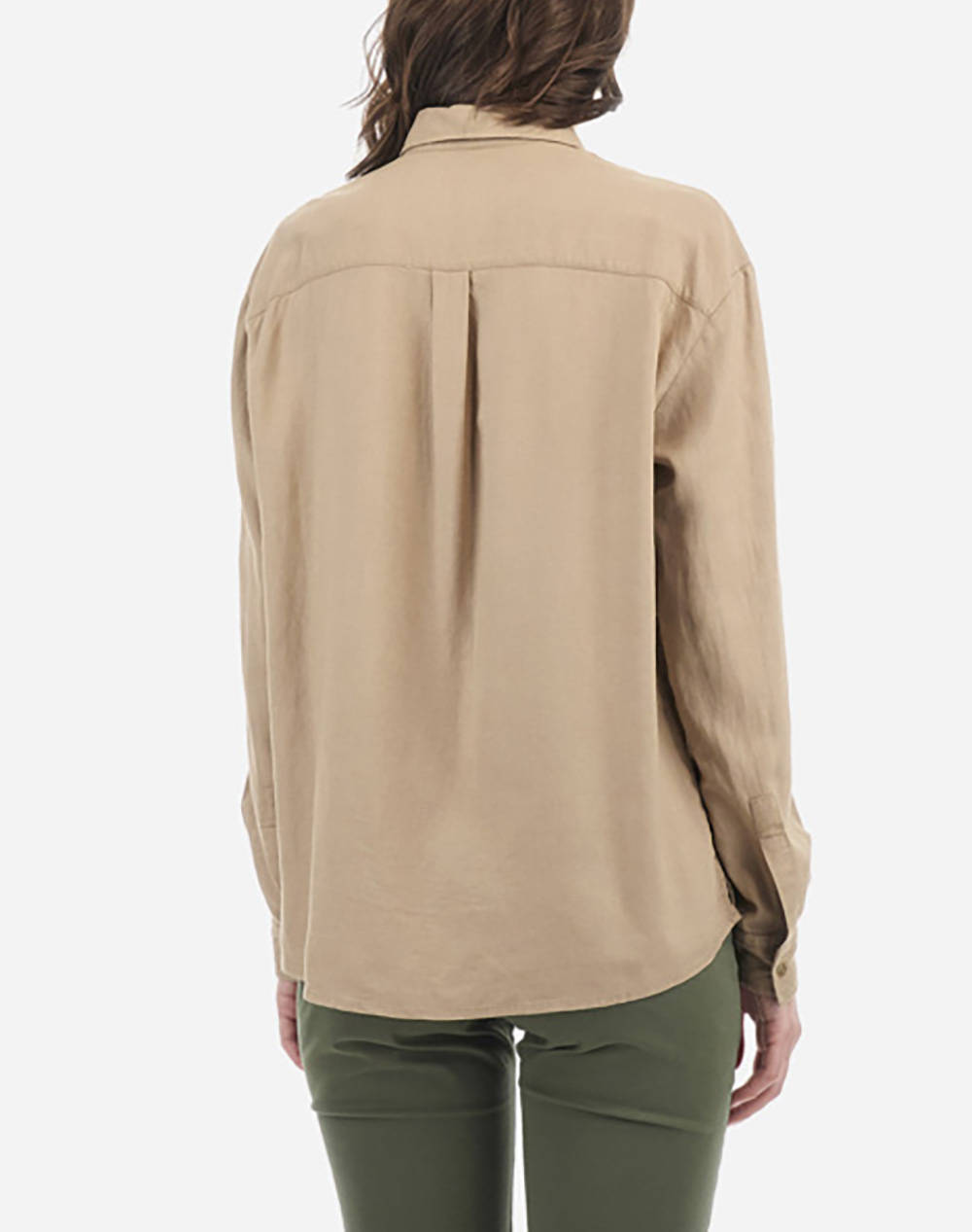 LA MARTINA РИЗА ΜΜ WOMAN SHIRT L/S VISCOSE LINEN