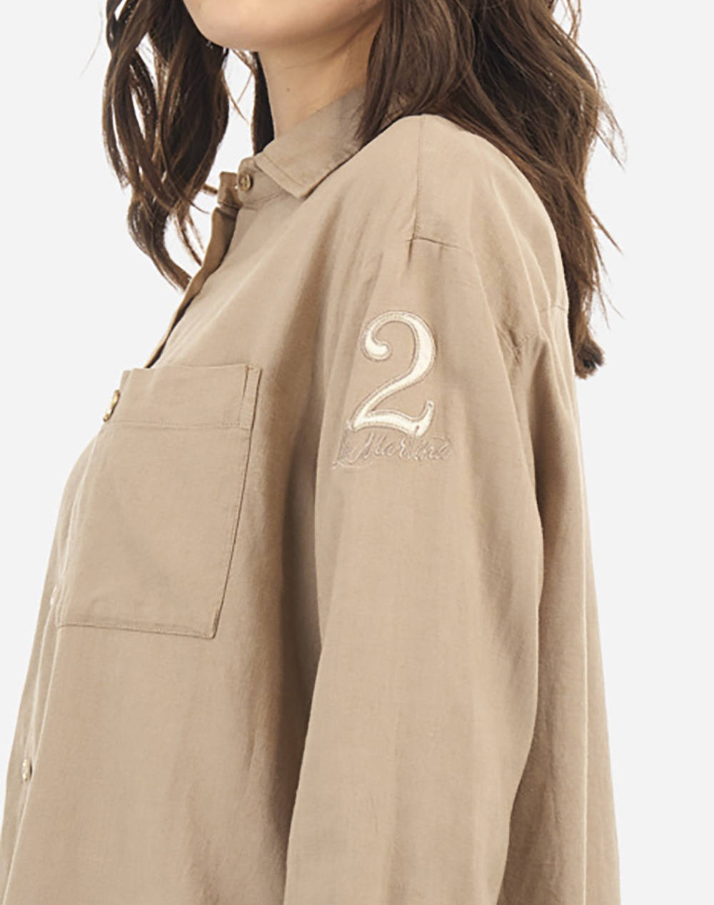 LA MARTINA РИЗА ΜΜ WOMAN SHIRT L/S VISCOSE LINEN