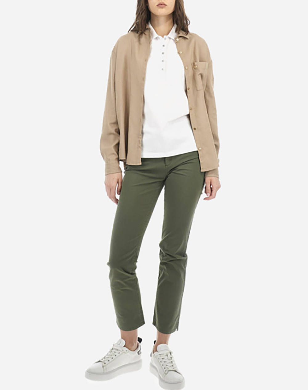 LA MARTINA РИЗА ΜΜ WOMAN SHIRT L/S VISCOSE LINEN