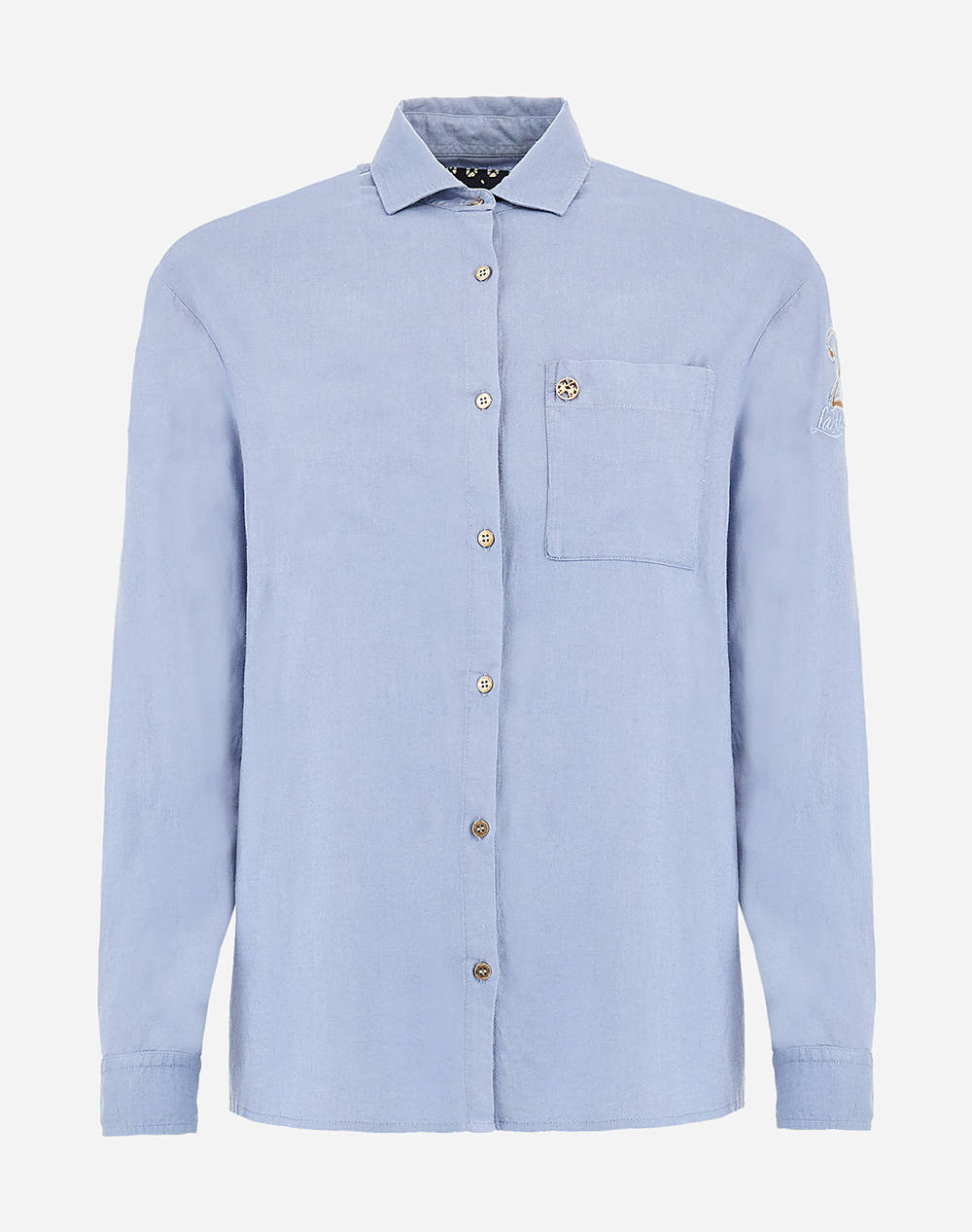 LA MARTINA РИЗА ΜΜ WOMAN SHIRT L/S VISCOSE LINEN