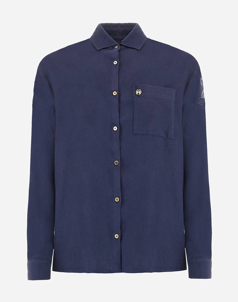 LA MARTINA РИЗА ΜΜ WOMAN SHIRT L/S VISCOSE LINEN