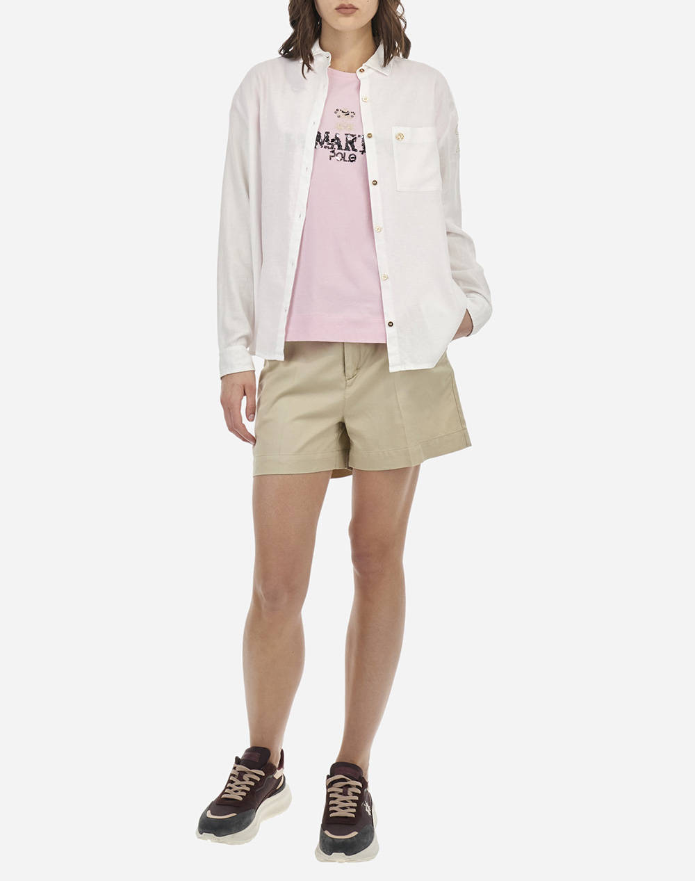 LA MARTINA РИЗА ΜΜ WOMAN SHIRT L/S VISCOSE LINEN
