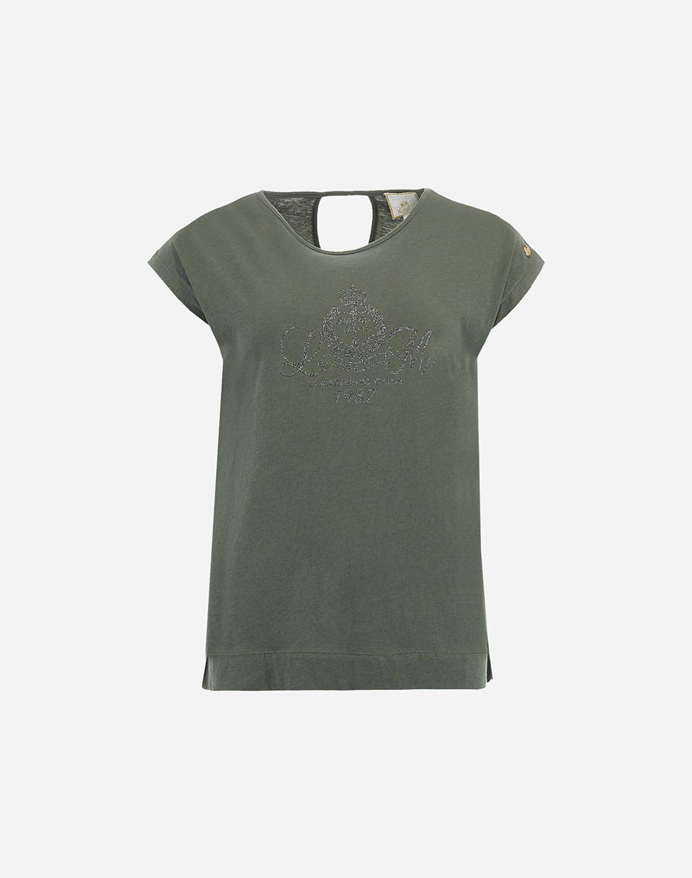 LA MARTINA BLOUSE T-SHIRT ΚΜ WOMAN T-SHIRT S/S 40/1 COTTON