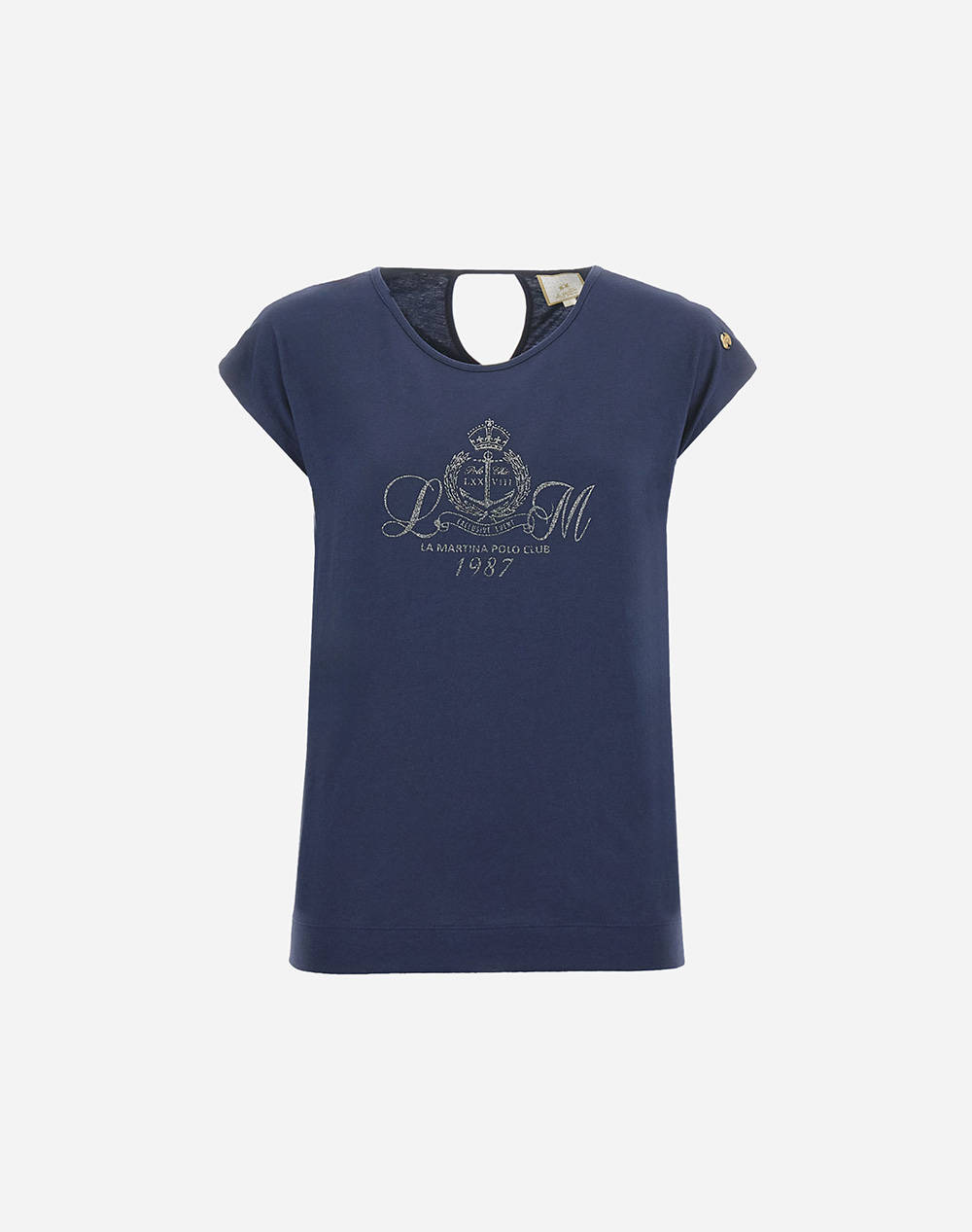 LA MARTINA BLOUSE T-SHIRT ΚΜ WOMAN T-SHIRT S/S 40/1 COTTON