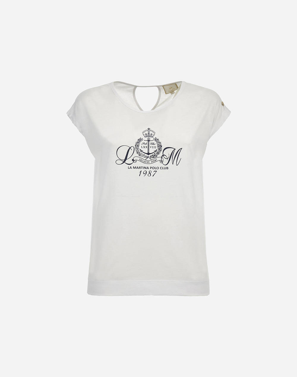 LA MARTINA BLOUSE T-SHIRT ΚΜ WOMAN T-SHIRT S/S 40/1 COTTON