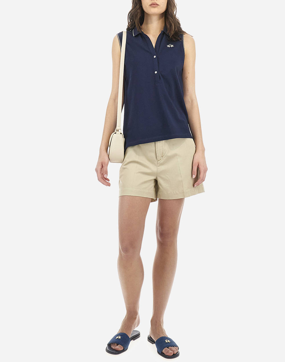 LA MARTINA ТЕНИСКА POLOXM WOMAN SLEEVELESS POLO PIQUET S