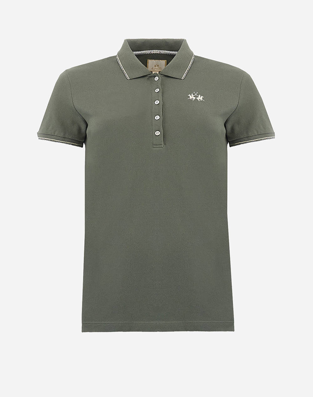 LA MARTINA ТЕНИСКА POLO KM WOMAN POLO S/S PIQUET STRETCH