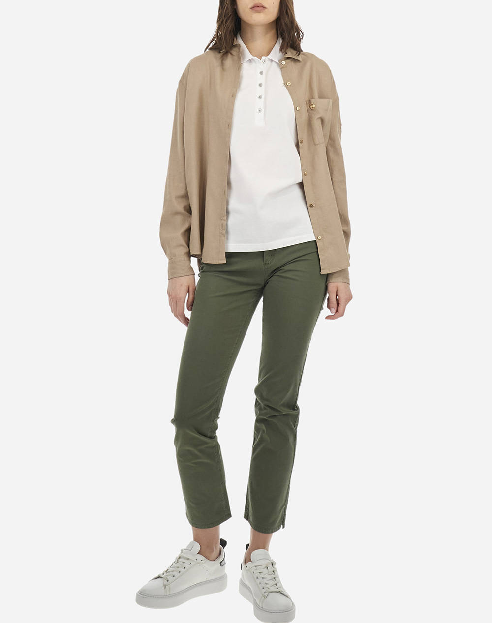 LA MARTINA ТЕНИСКА POLO KM WOMAN POLO S/S PIQUET STRETCH