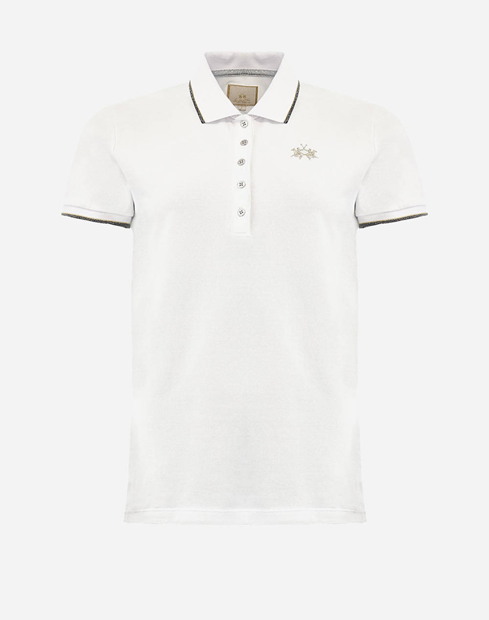 LA MARTINA ТЕНИСКА POLO KM WOMAN POLO S/S PIQUET STRETCH