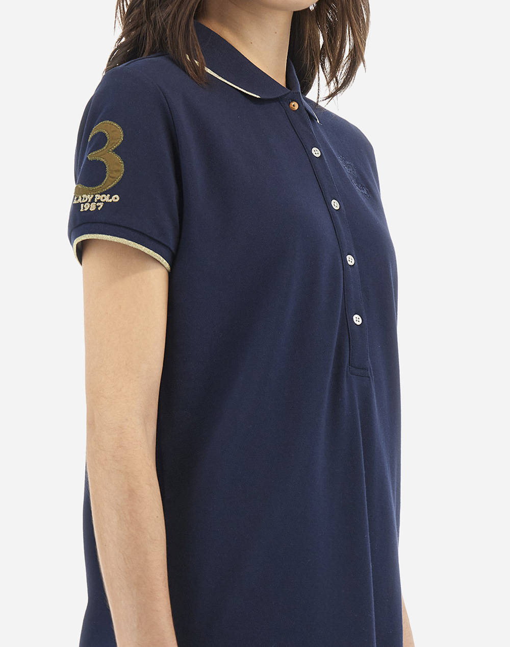 LA MARTINA РОКЛЯ WOMAN POLO DRESS S/S PIQUET ST