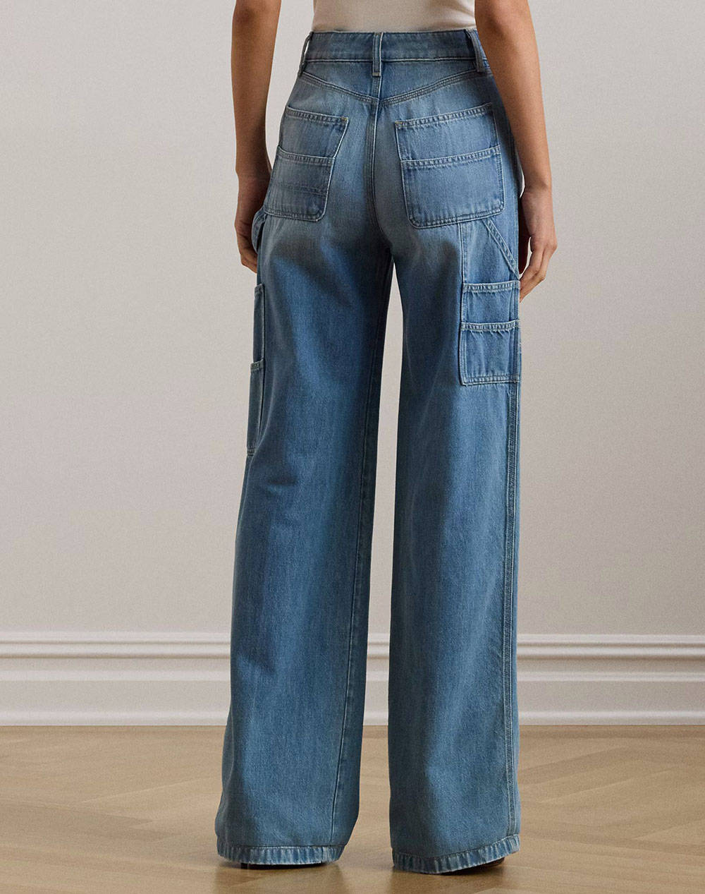 LAUREN RALPH LAUREN 3X1 RIGID DENIM-JEAN