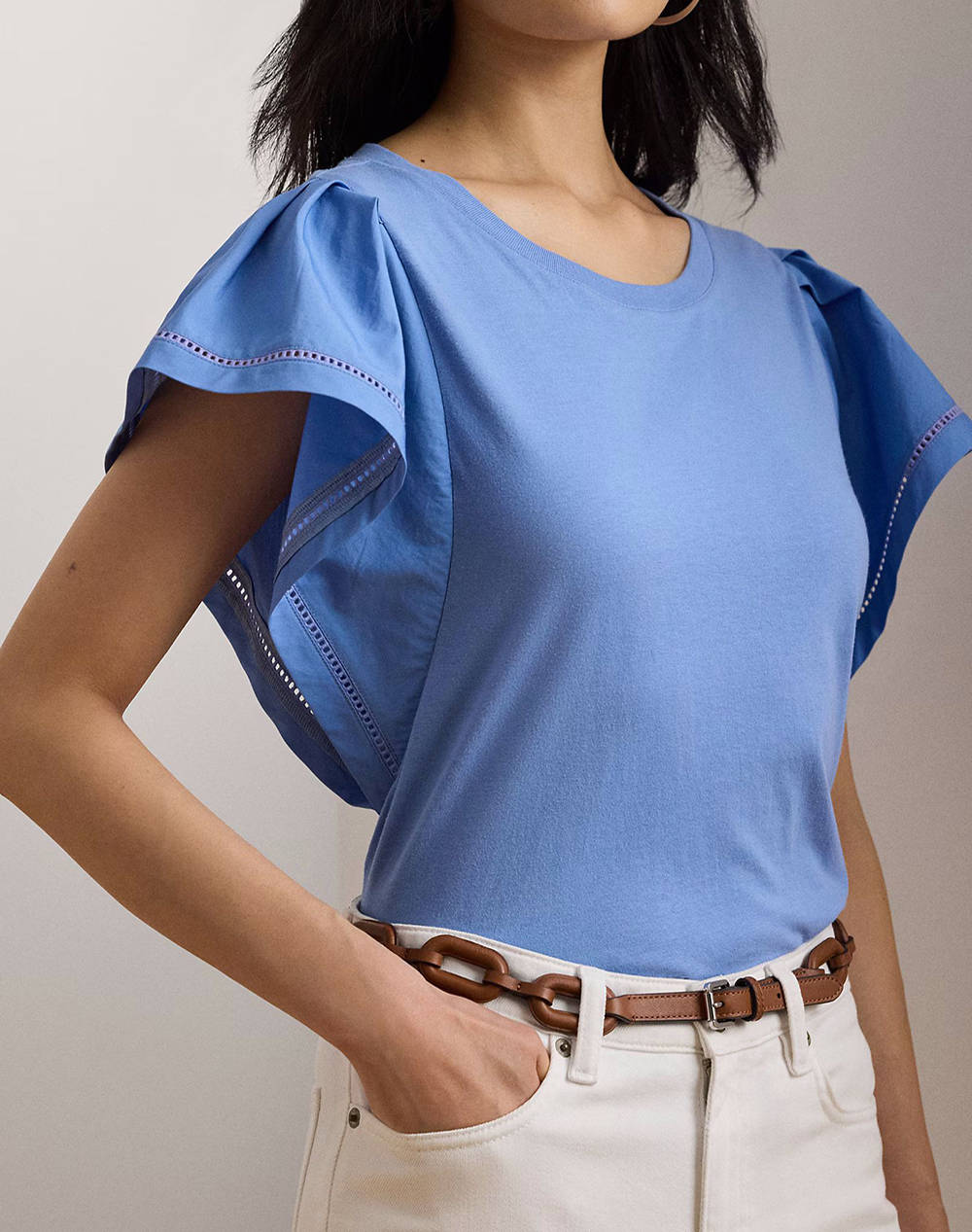LAUREN RALPH LAUREN BRESHA-SHORT SLEEVE-T-SHIRT