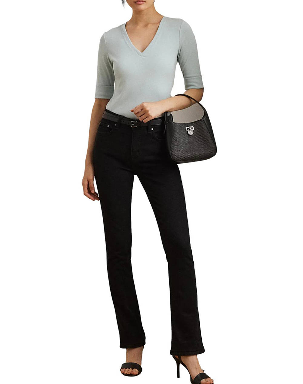 LAUREN RALPH LAUREN V JUDY-ELBOW SLEEVE-KNIT