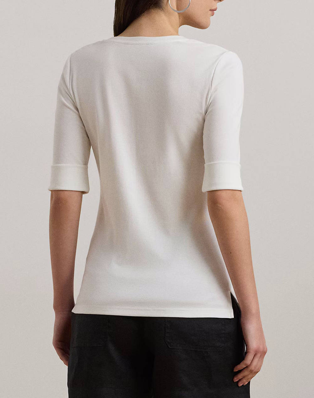 LAUREN RALPH LAUREN V JUDY-ELBOW SLEEVE-KNIT