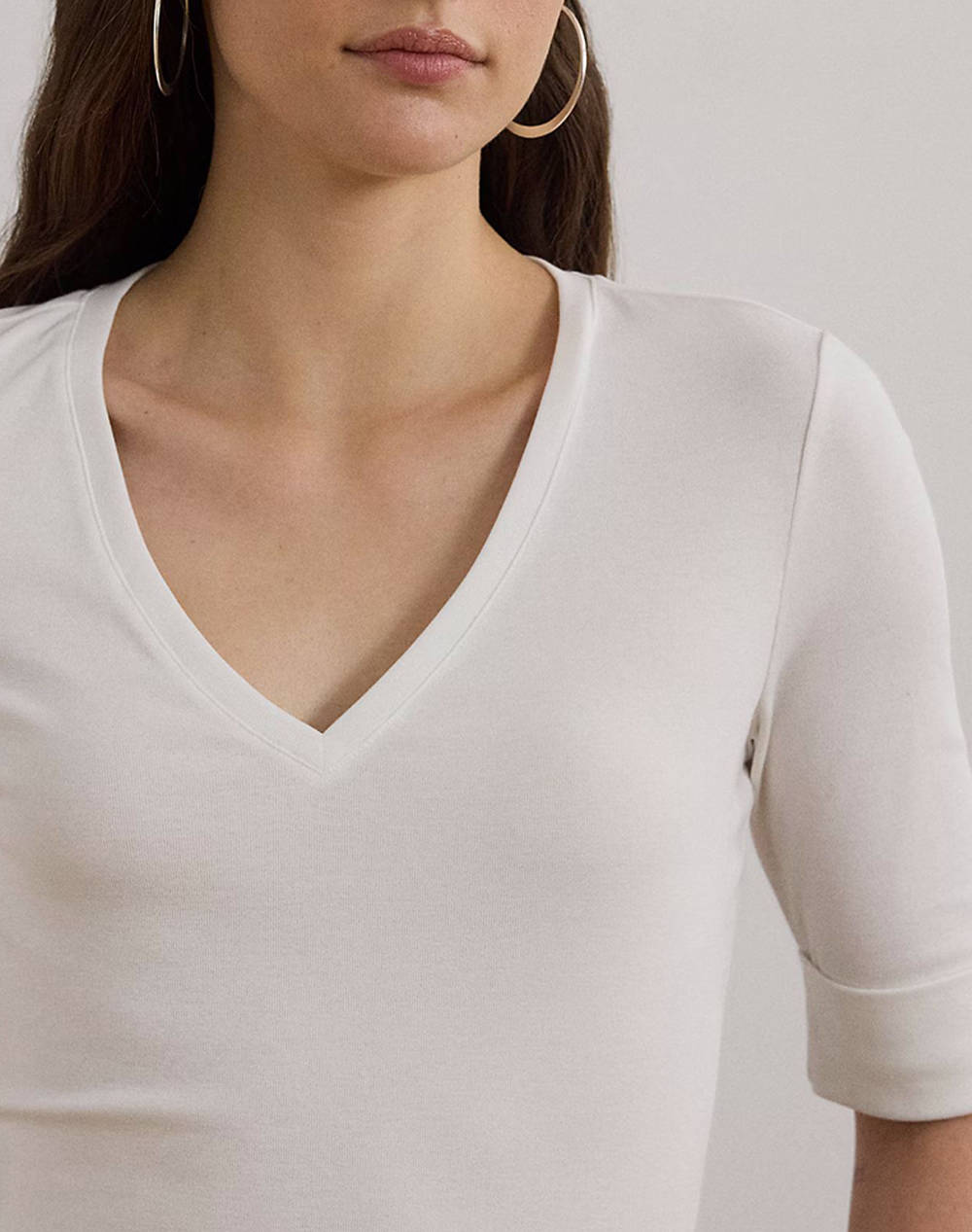 LAUREN RALPH LAUREN V JUDY-ELBOW SLEEVE-KNIT