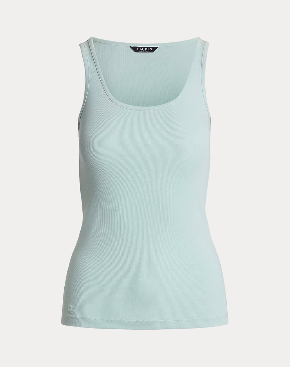 LAUREN RALPH LAUREN RFND STRTCH 2X2 RIB-TANK TOP