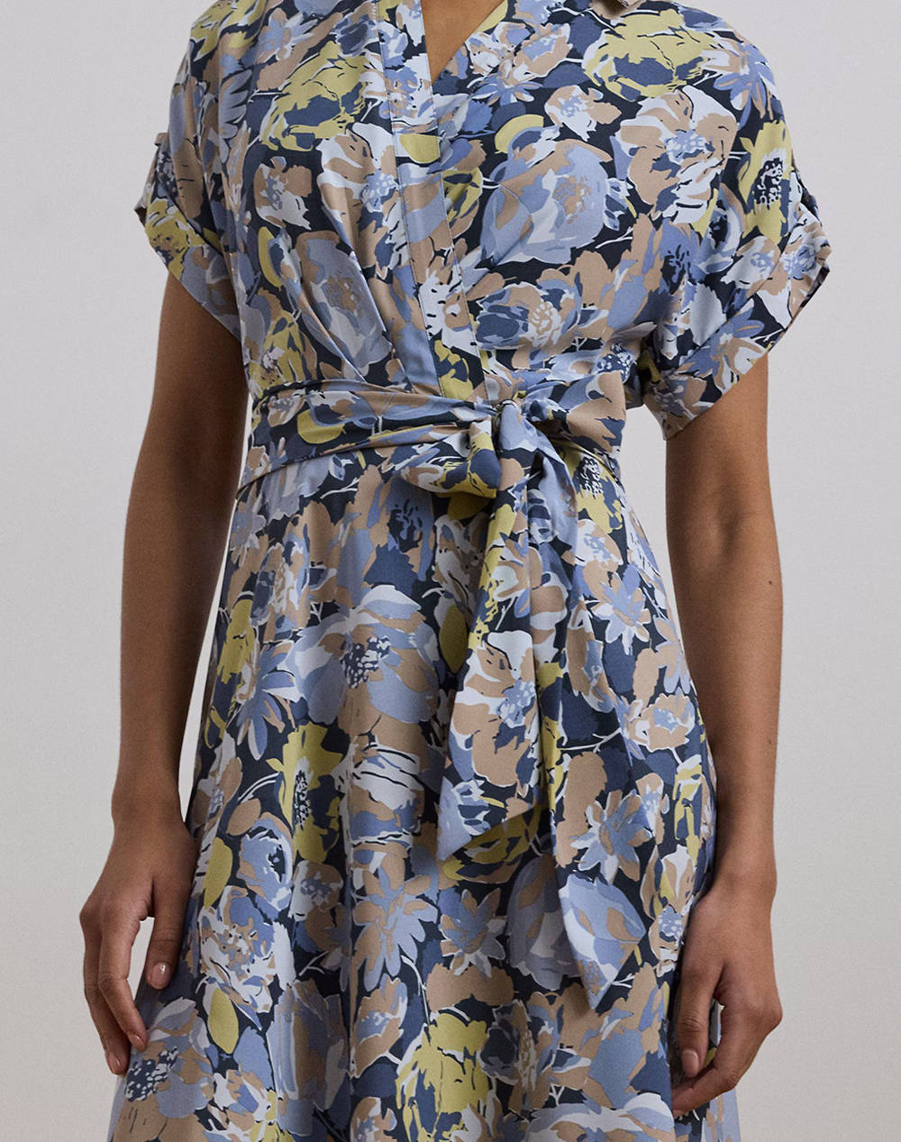 LAUREN RALPH LAUREN FRATILLIO-SHORT SLEEVE-DAY DRESS