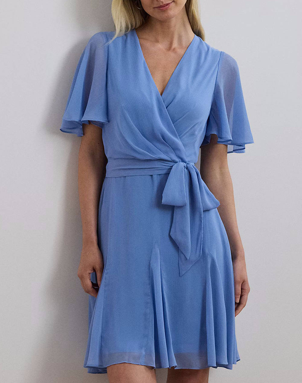 LAUREN RALPH LAUREN WANDELLA-SHORT SLEEVE-DAY DRESS