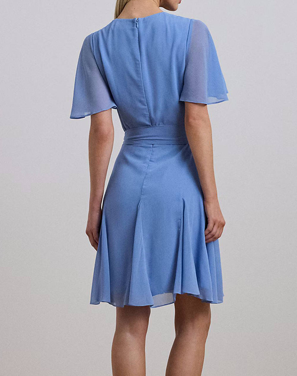 LAUREN RALPH LAUREN WANDELLA-SHORT SLEEVE-DAY DRESS