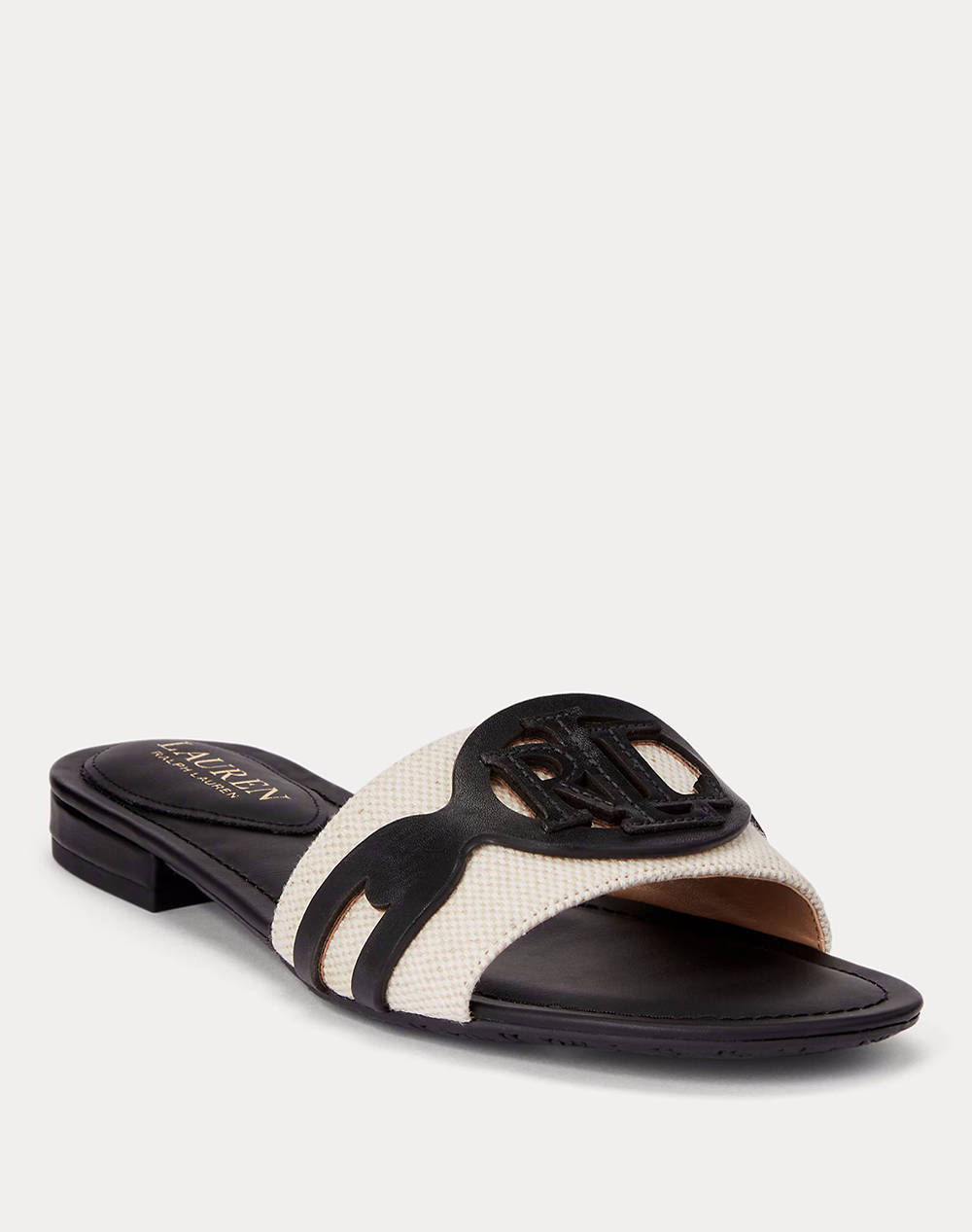 LAUREN RALPH LAUREN TWOTONECANVS/BRNCLF-ALEGRA-SN-SLI