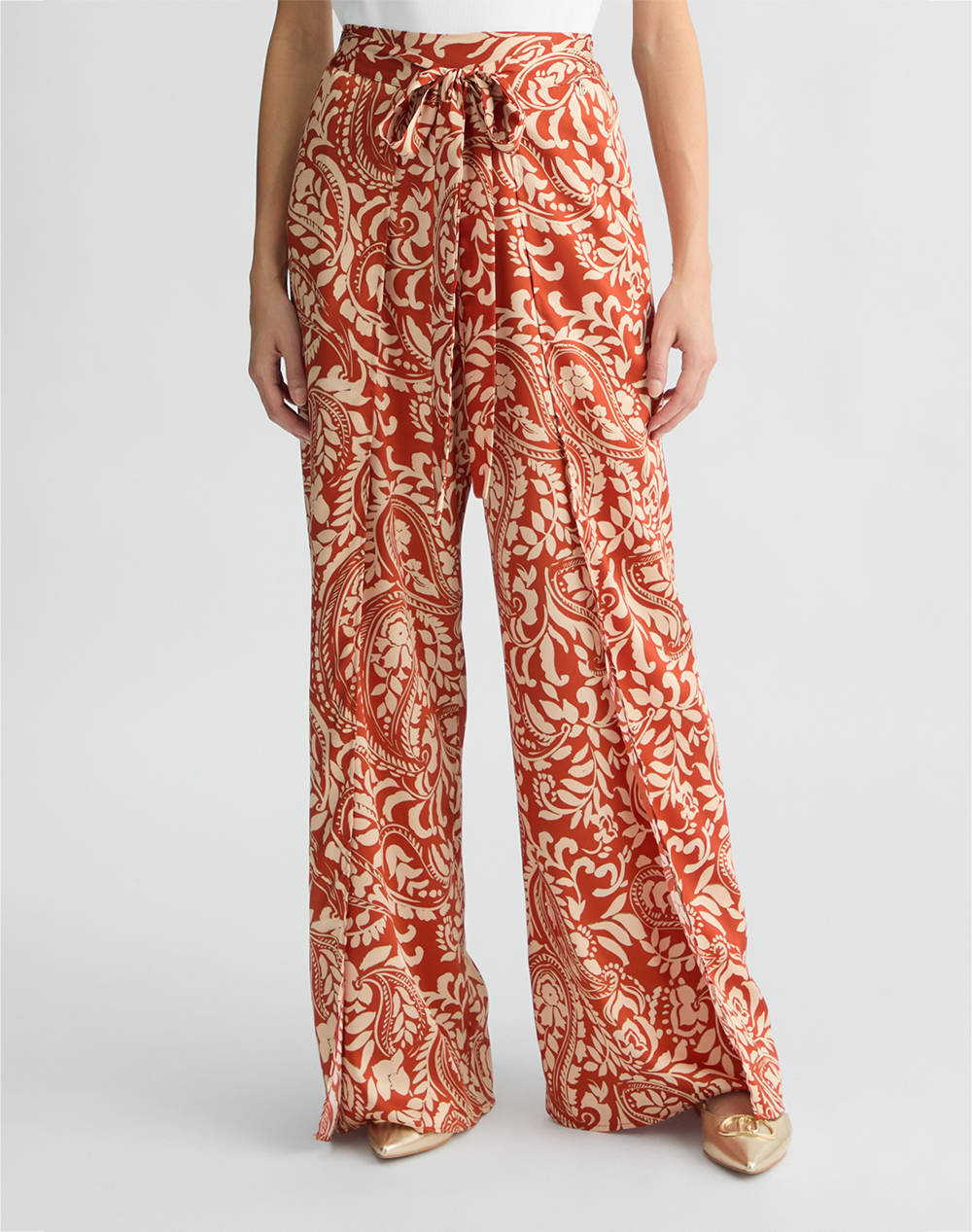 LIU JO WHITE_WA5C48__PANT.TS NAV LUNGO ДАМСКИ ПАНТАЛОН