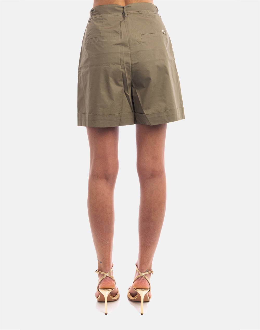 LIU JO WHITE_WA5C88__3.0 PANT.TS NAV BERMUDA ДАМСКИ ПАНТАЛОН