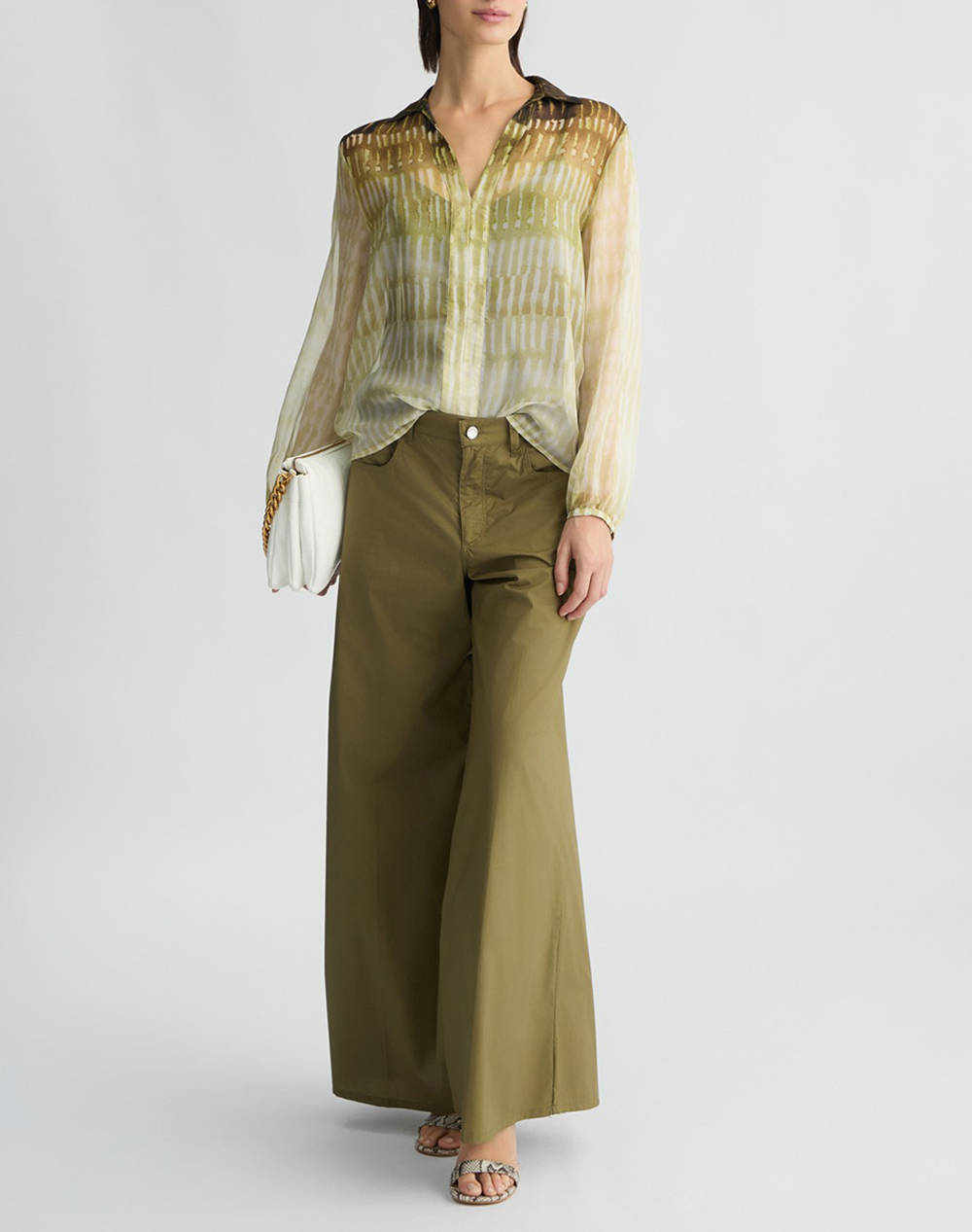 LIU JO WHITE_WA5C57__CAMICIA TS M/L ДАМСКА РИЗА