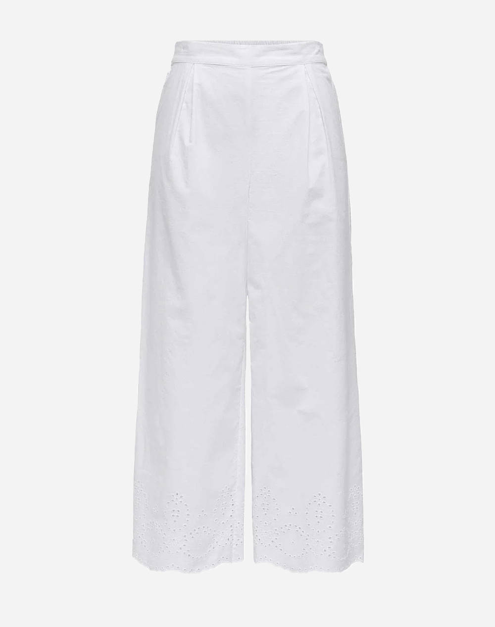 ONLY ONLPAULA TULUM EMB PULL-UP PANT WVN