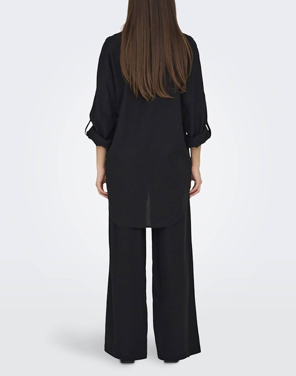 ONLY ONLCARO MW LINEN BL PULL-UP PANT CC PNT