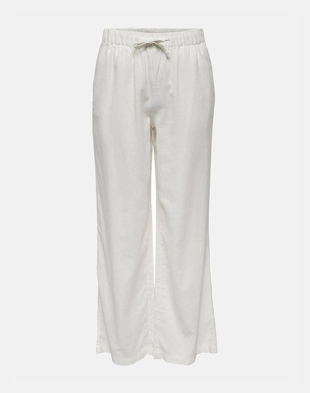 ONLY ONLCARO MW LINEN BL PULL-UP PANT CC PNT