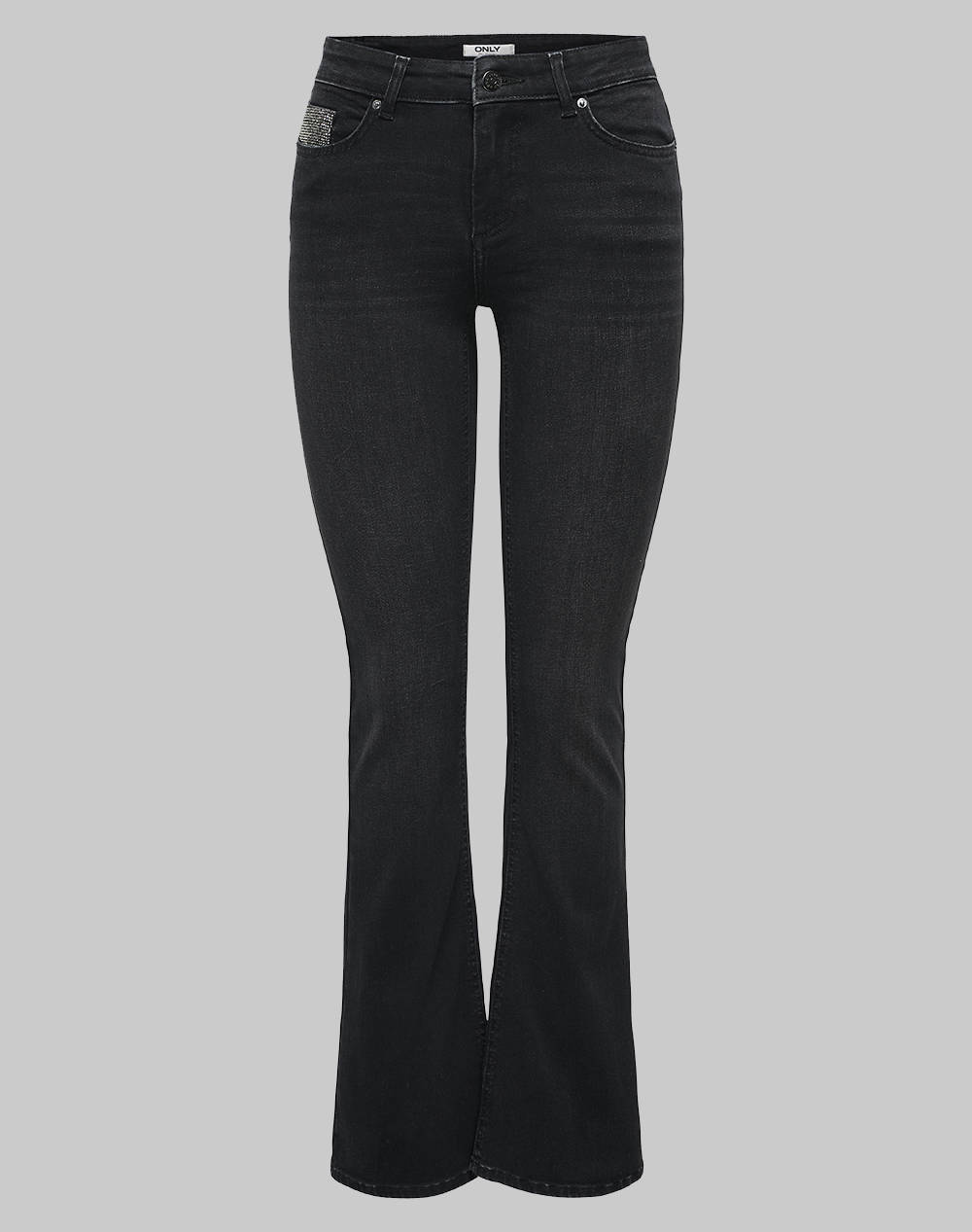 ONLY ONLBLUSH RHINESTONE MID FLARE DNM TAI