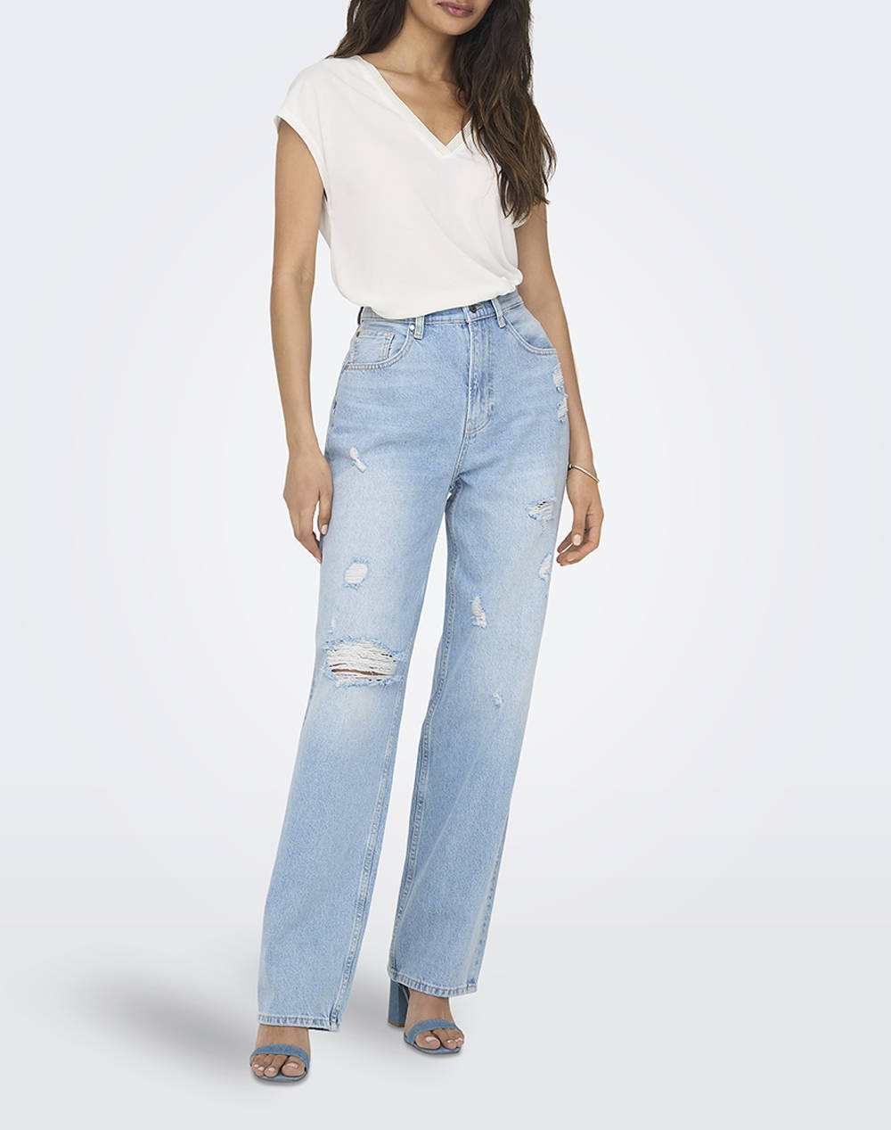 ONLY ONLFREE LIFE S/S MODAL STITCH TOP JRS