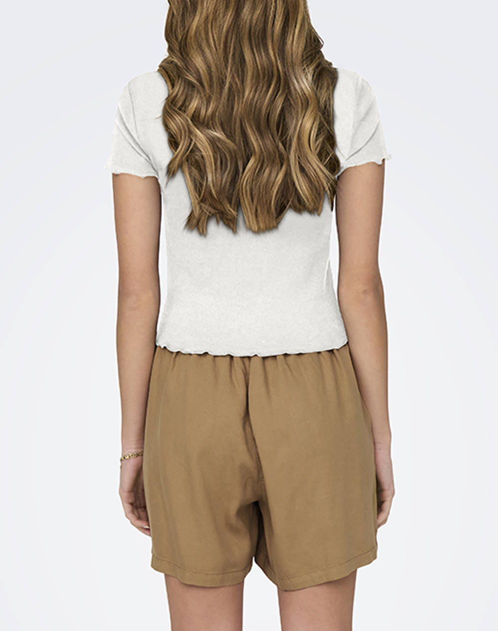 ONLY ONLBETTY LIFE S/S V-NECK TOP CC JRS