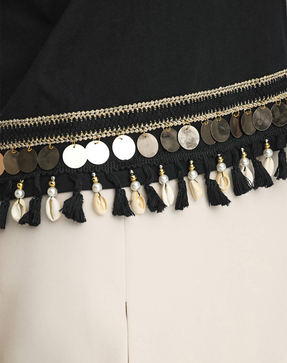 ONLY ONLFILIPPA LIFE S/S TASSEL TOP JRS