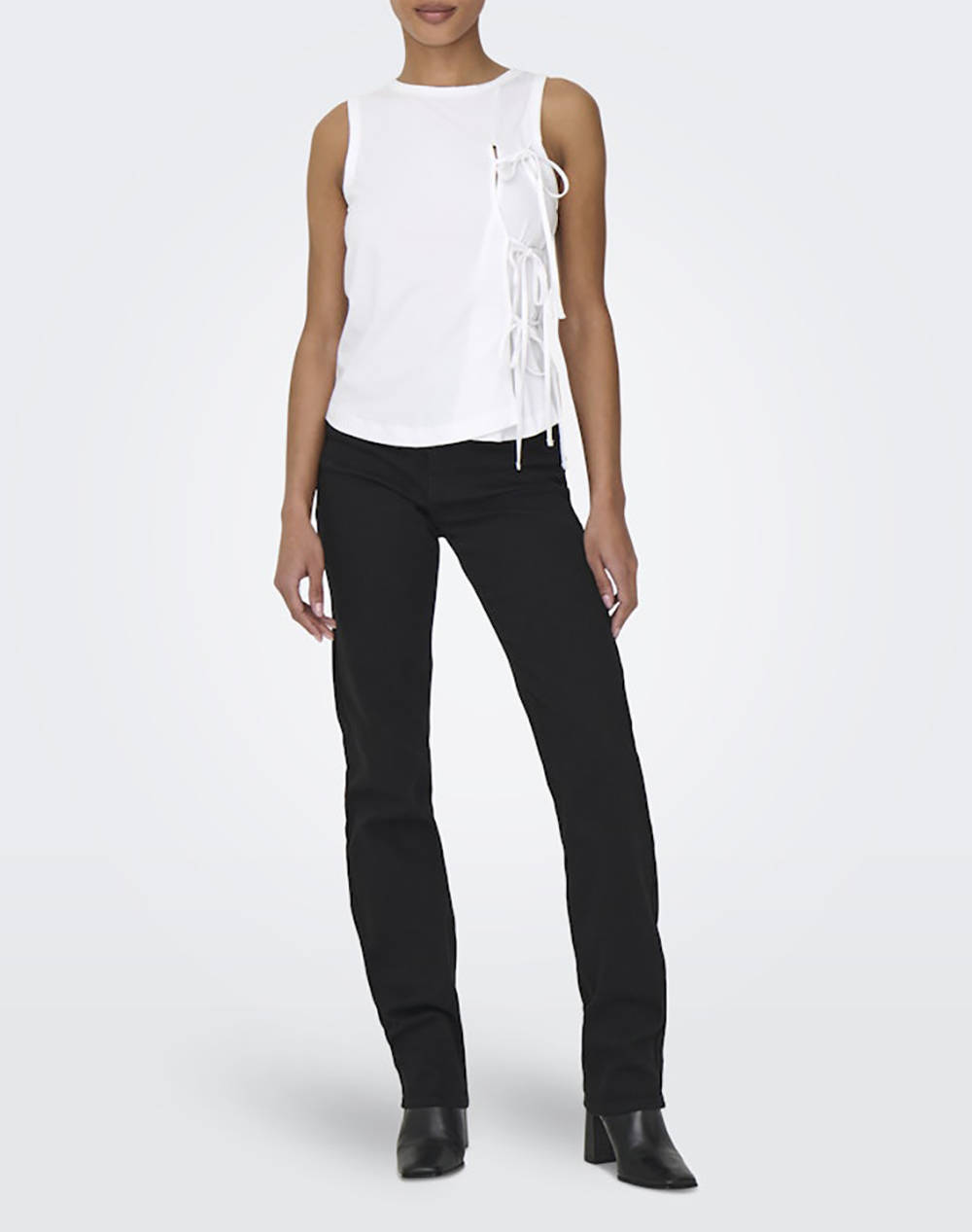 ONLY ONLWILL LIFE S/L TIE TOP JRS
