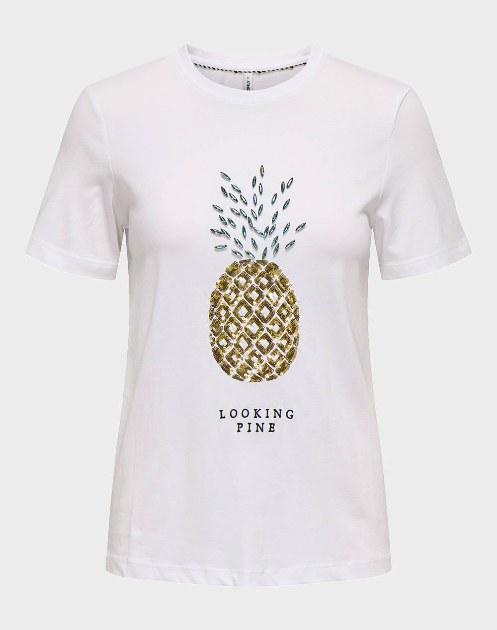 ONLY ONLKITA LIFE REG S/S PINEAPPLE TOP JRS