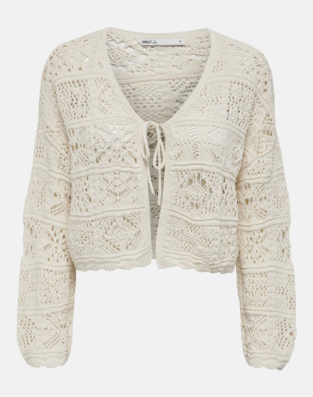 ONLY ONLBEACH LIFE 7/8 TIE CARDIGAN KNT NOOS