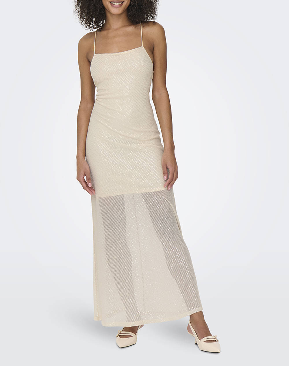 ONLY ONLHELENA STRAP SEQUINS MAXI DRESS WVN
