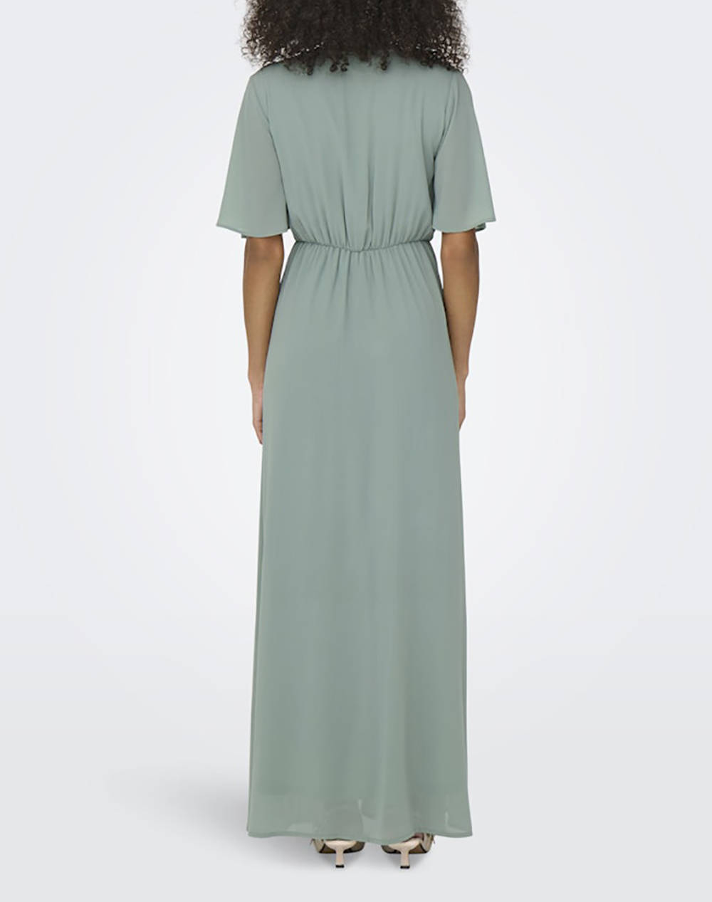 ONLY ONLSTAR LIFE S/S MIA MAXI DRESS WVN