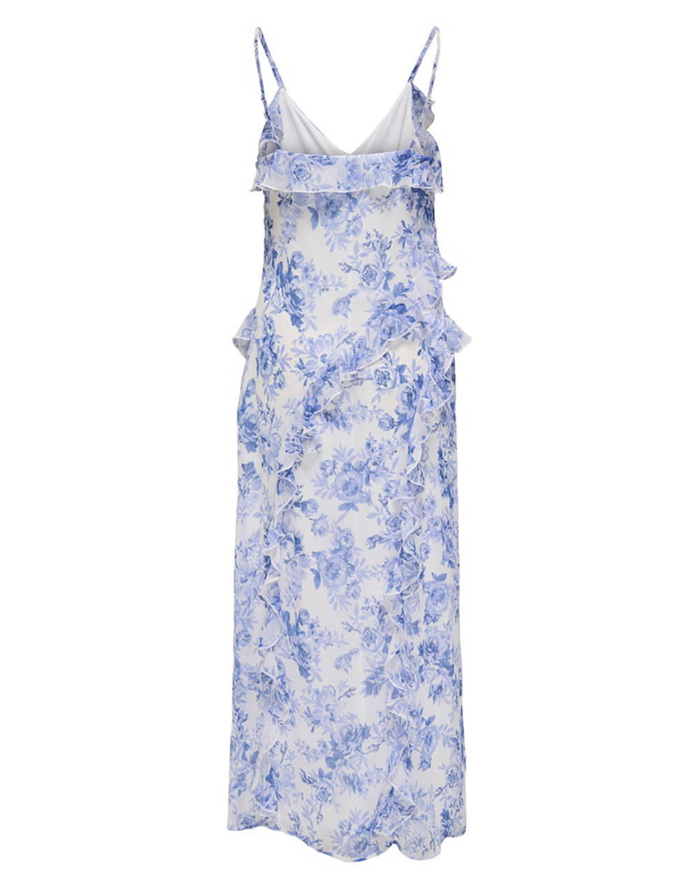 ONLY ONLMIRIAM LIFE S/L FRILL LONG DRESS PTM