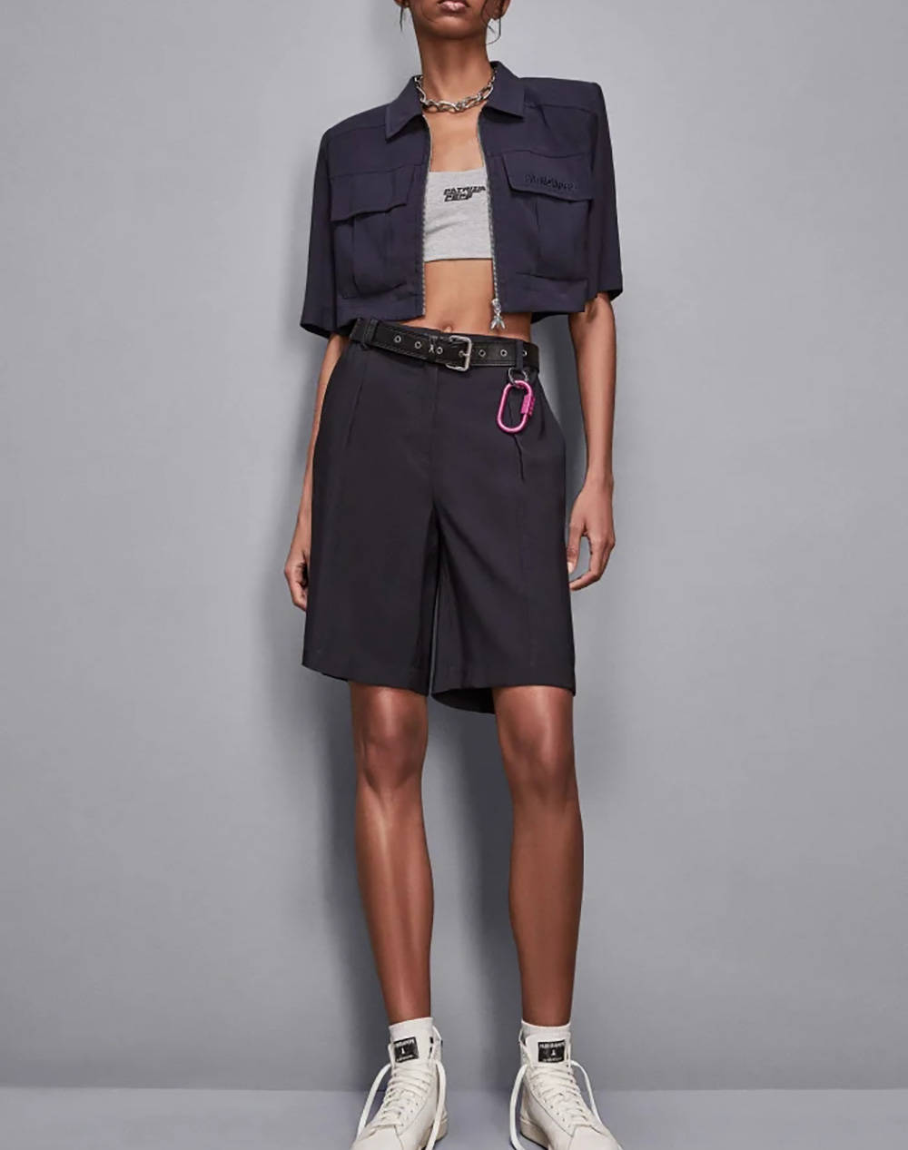 PATRIZIA PEPE PANTALONI/TROUSERS ДАМСКИ КЪСИ ПАНТАЛОНИ