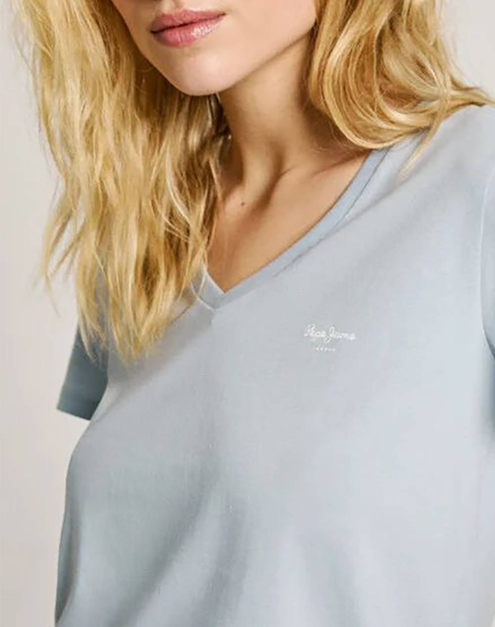 PEPE JEANS DROP 2 MACY V-NECK Дамска тениска