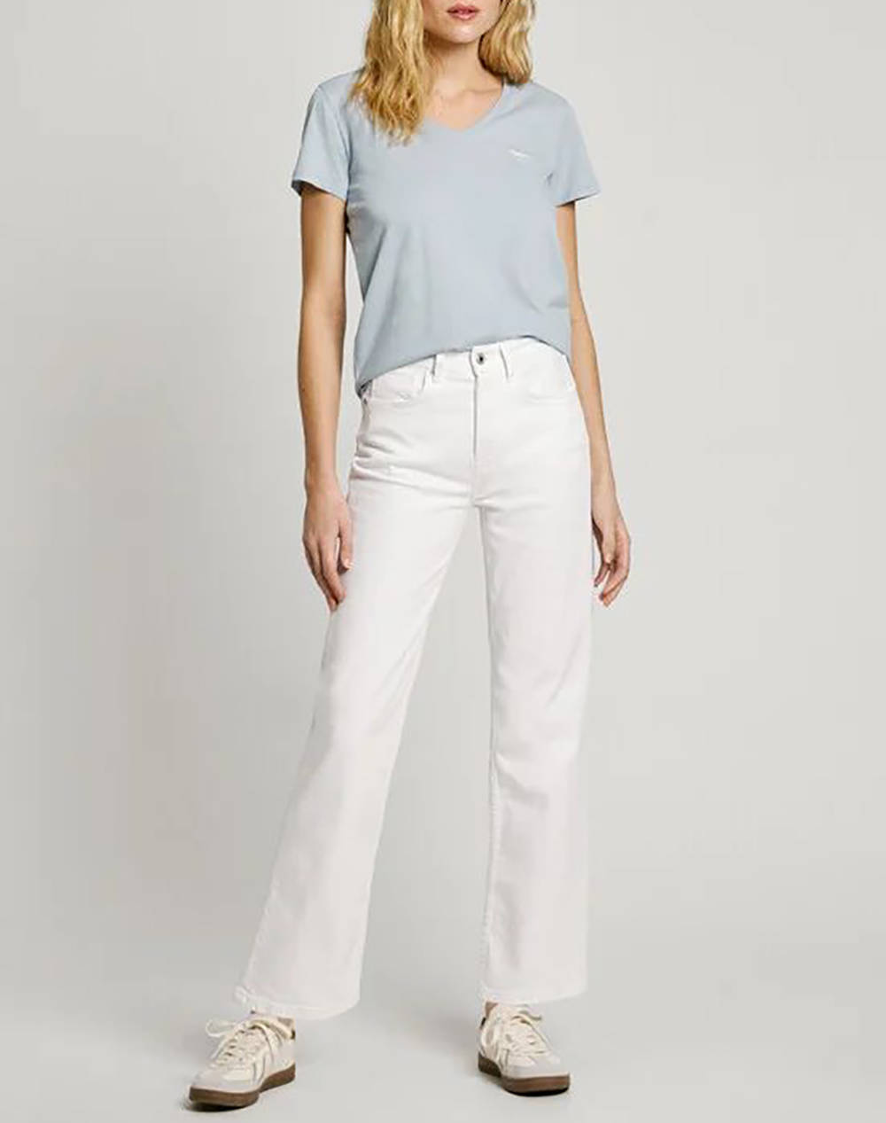 PEPE JEANS DROP 2 MACY V-NECK Дамска тениска