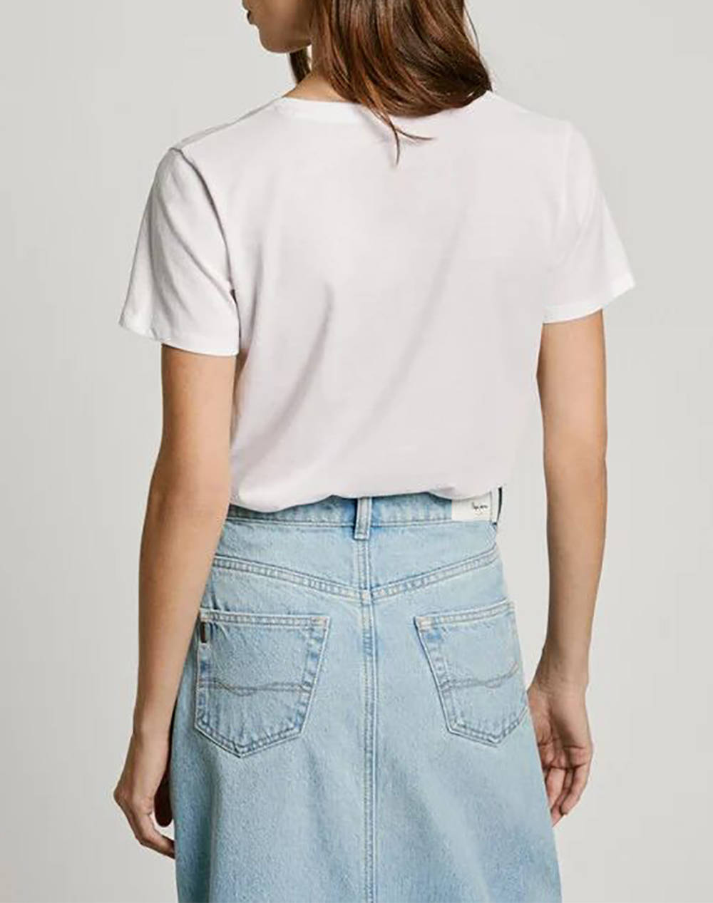 PEPE JEANS DROP 2 MACY V-NECK Дамска тениска