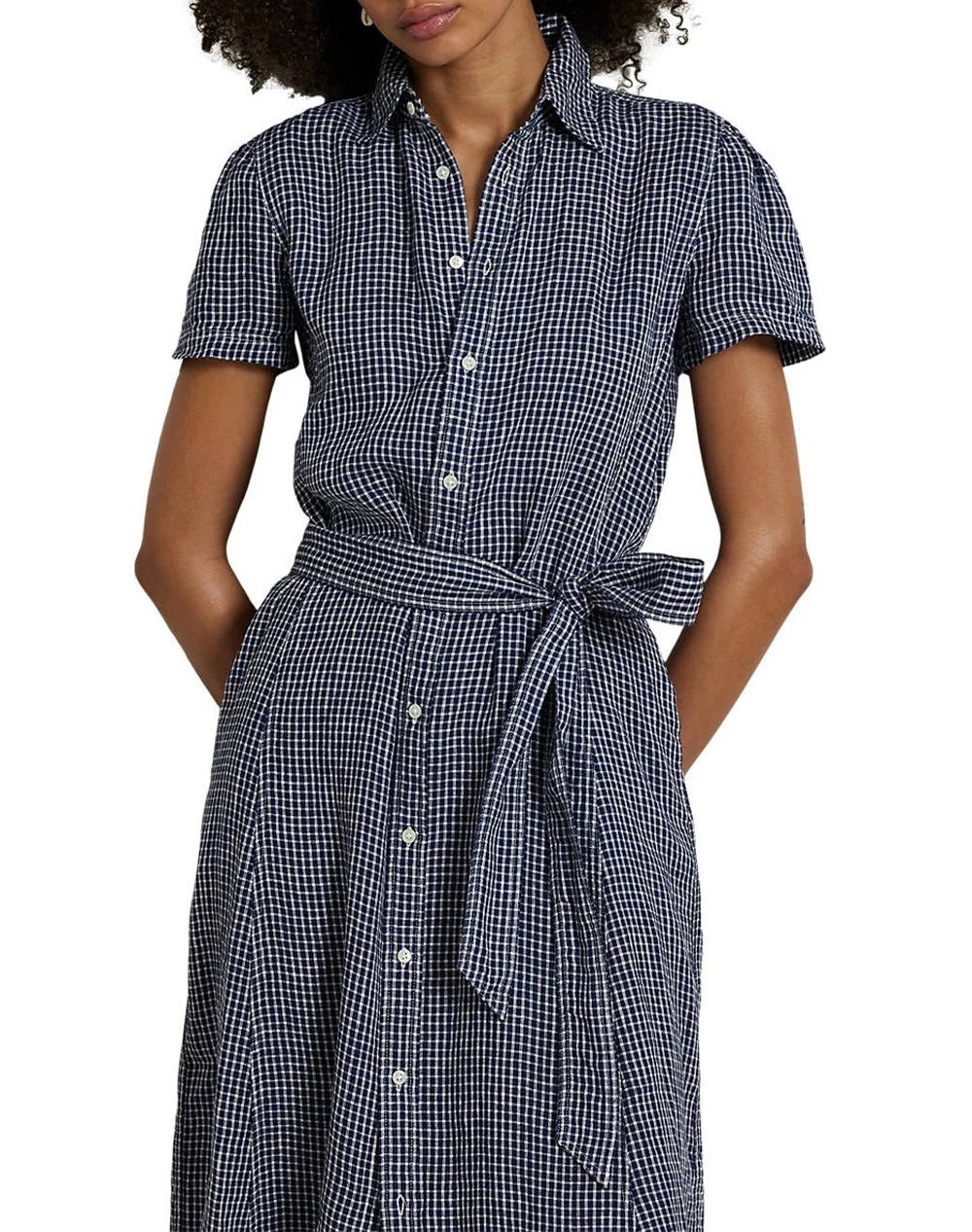 RALPH LAUREN SS ASHTN DR-SHORT SLEEVE-DAY DRESS